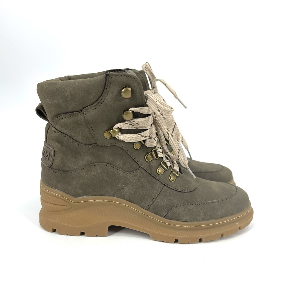 ✨ Nautica Military Green Lace Up Boots 7.5US - Picture 6 of 9